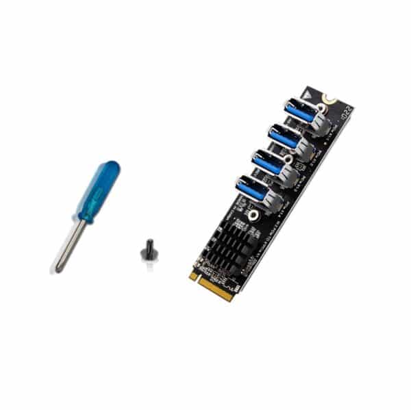 Adaptor PCIE M2 USB 3.0 - RisereMinat.ro
